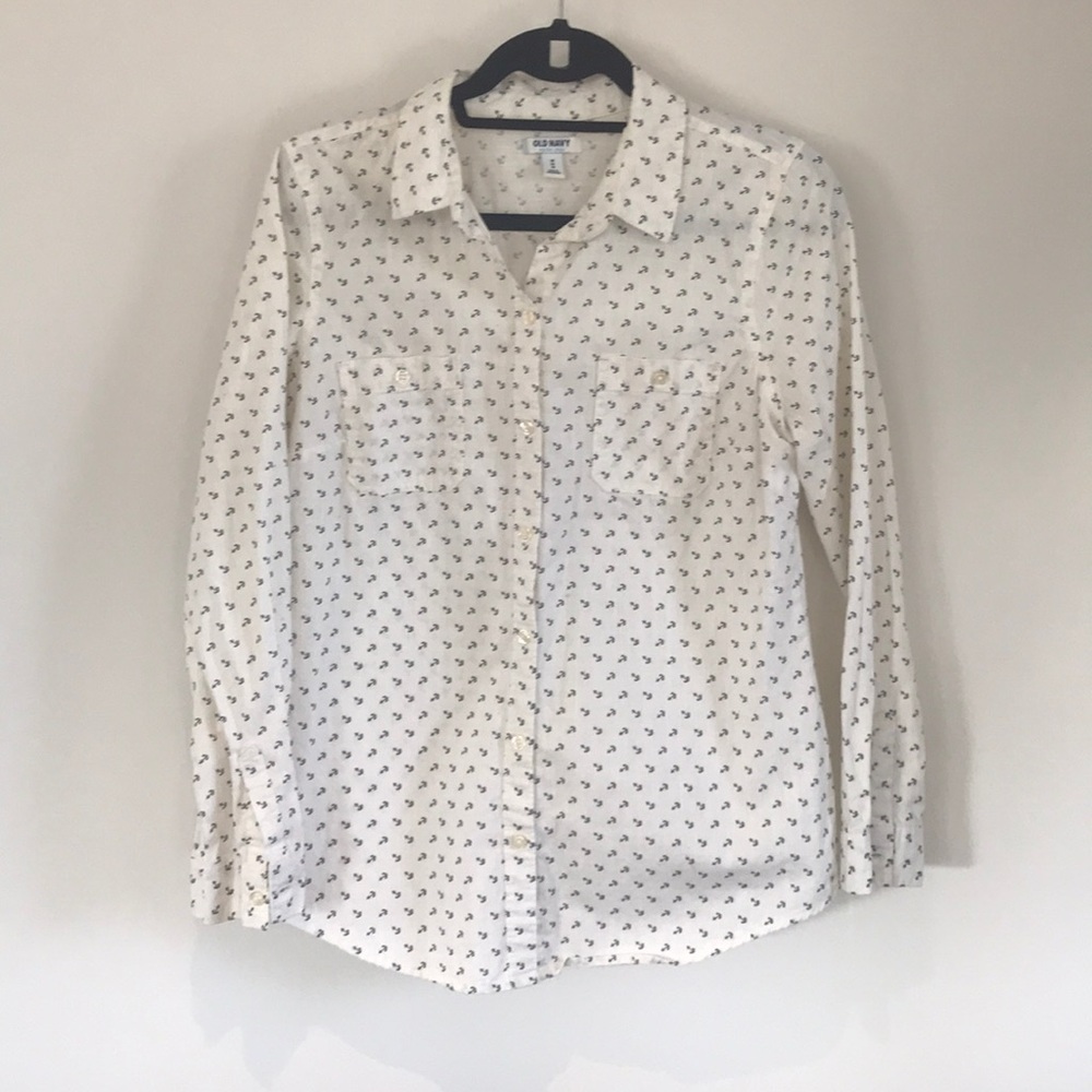 Old Navy anchor button up
